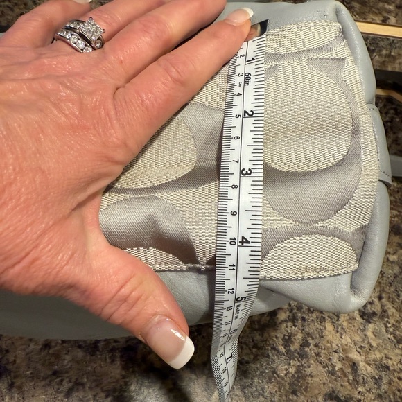 Coach Legacy Signature Crossbody Shoulder Bag Gray G1271-21149 - Picture 9 of 15